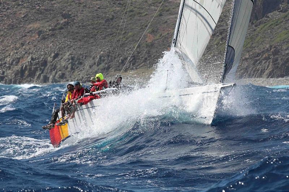 Bernie Evan-Wong's High Temsion competing in the 2013 RORC Caribbean 600
