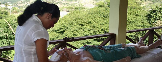 Enjoy a relaxing facial or massage on your gallery