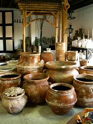 The Gazebo, Antigua Furnishings and Interior Designs: Collection of clay pots