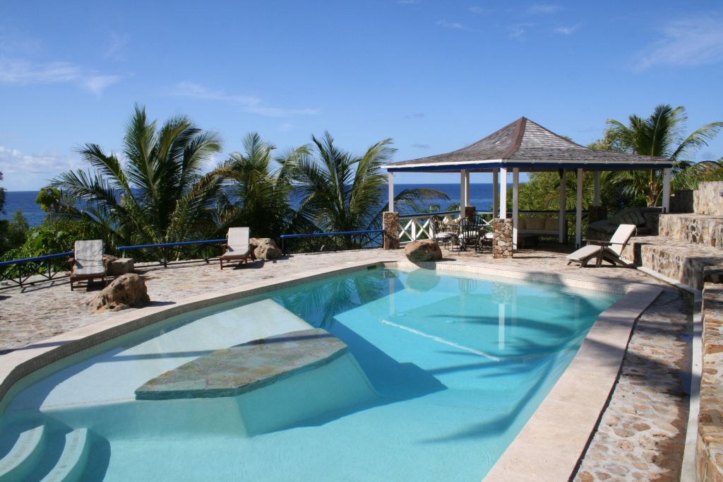 The Carib House, Antigua Villas: Pool area
