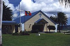 St. Johns Lutheran Church,Antigua Churches: Outside view of the church