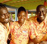 Hotel staff in Antigua