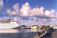 Antigua cruise ship dock ï¿½ Cruise ship arrive at St.Johns Antigua heritage quay dock, Antigua and Barbuda