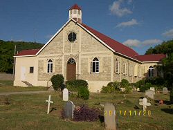 St. Pauls Anglican Church, Antigua Churches: Outside view of the church