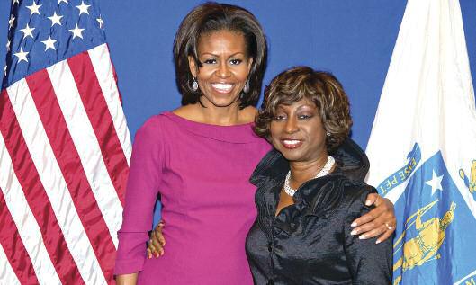 Antiguan-born business woman in great company with the First Lady
